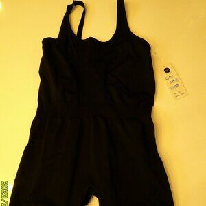 Women's XL Oto Black Workout Jumpsuit